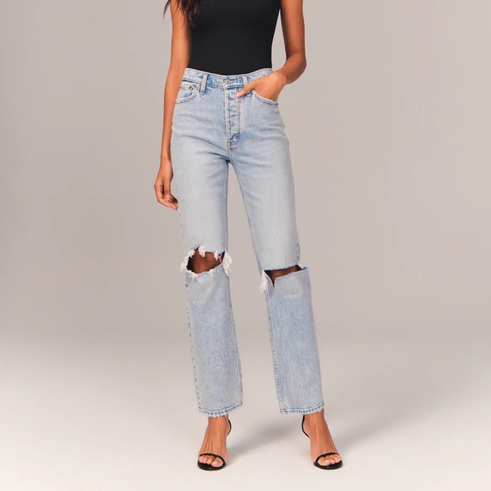 Dad high rise jeans